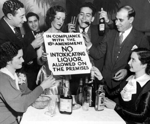 Liquor Prohibition 18Th Amendment Speakeasy Depression Vintage Magnet