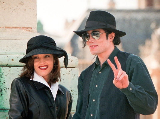 Lisa Marie Presley & Michael Jackson Picture Photo Print Print