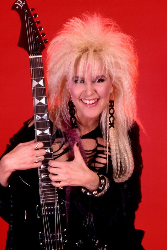 Lita Ford Celebrity Guitarist Musical Singer Wall Art Home Decor Poster
