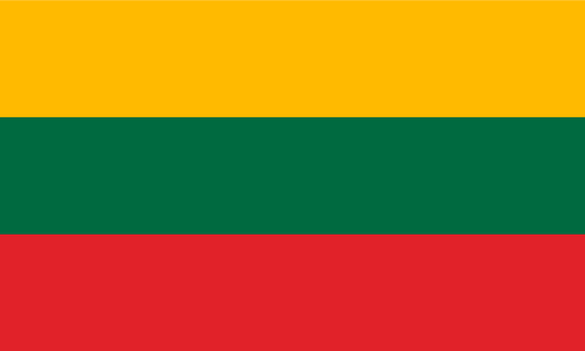 Lithuania Flag Print Poster