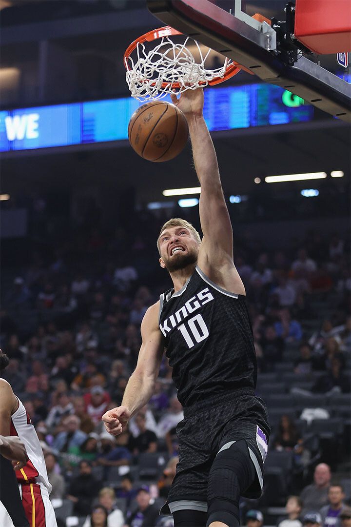 Lithuania Athlete Domantas Sabonis Sacramento Kings Team Wall Poster