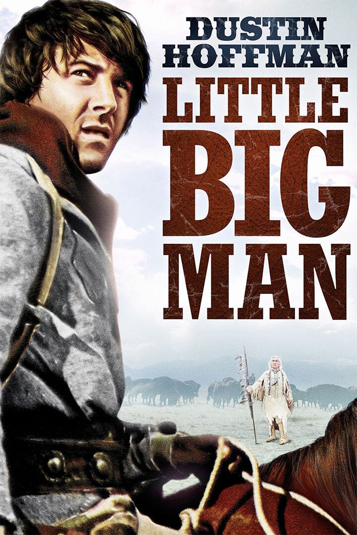 Little Big Man Movie Action Comedy Drama Painting Keychain