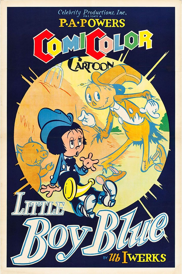 Little Boy Blue 1936 Classic Cartoon Movie Comedy Keychain