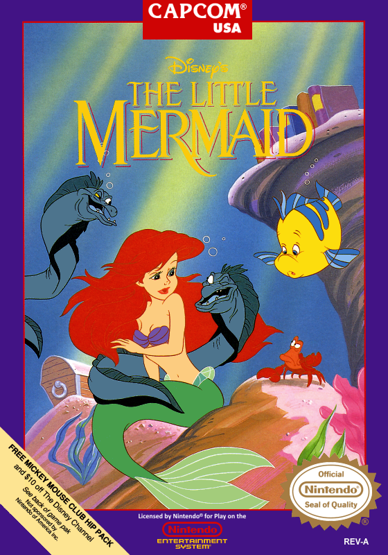 Little Mermaid, The (Usa) Nes Print Poster