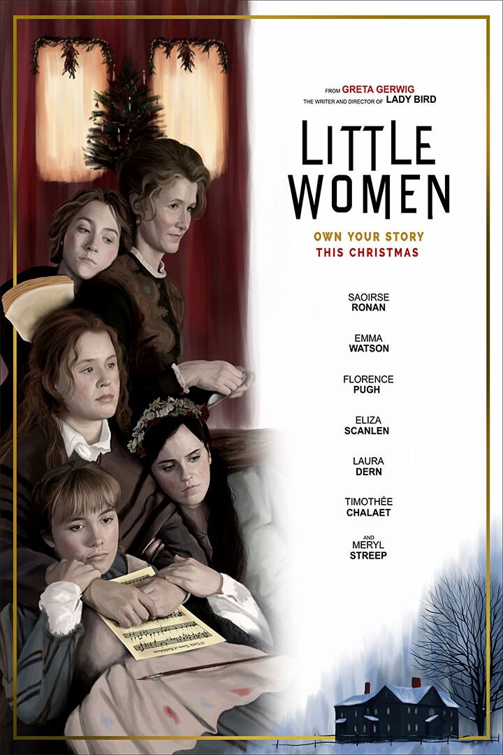 Little Women Movie 2019 Own Your Story Drama Wall Art Home Decor Poster