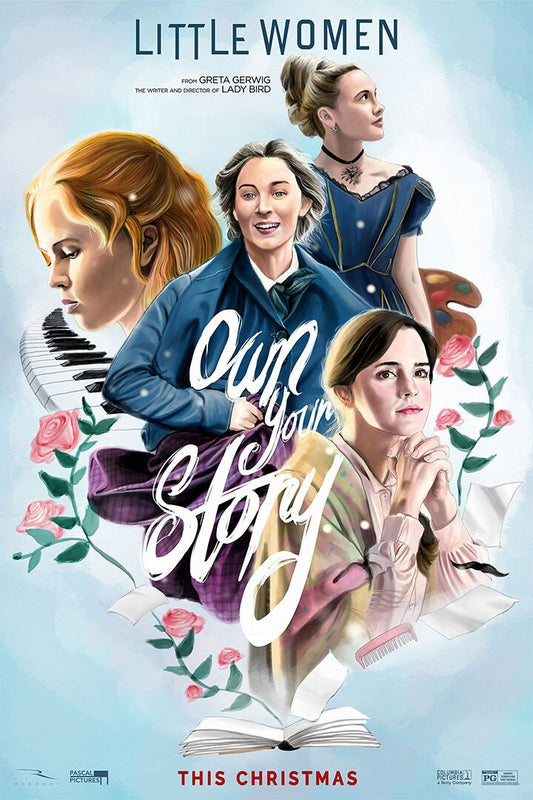 Little Women Movie 2019 Own Your Story Romance Wall Art Home Poster