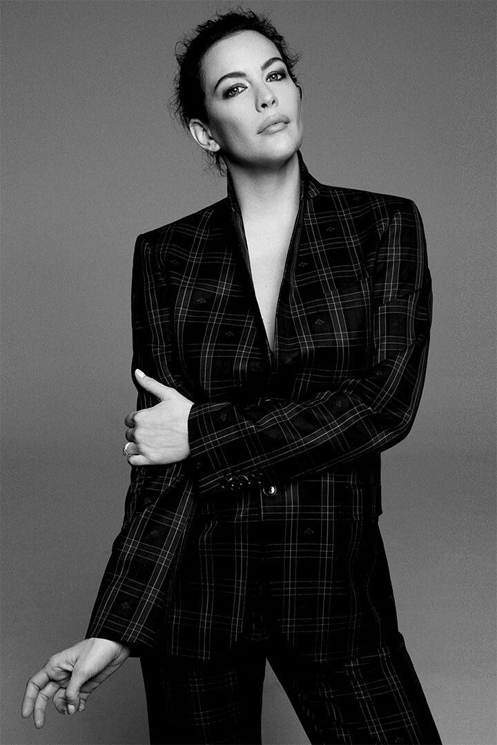 Liv Tyler Sexy Female Model Black And White Magnet Wall Home Decor Magnet