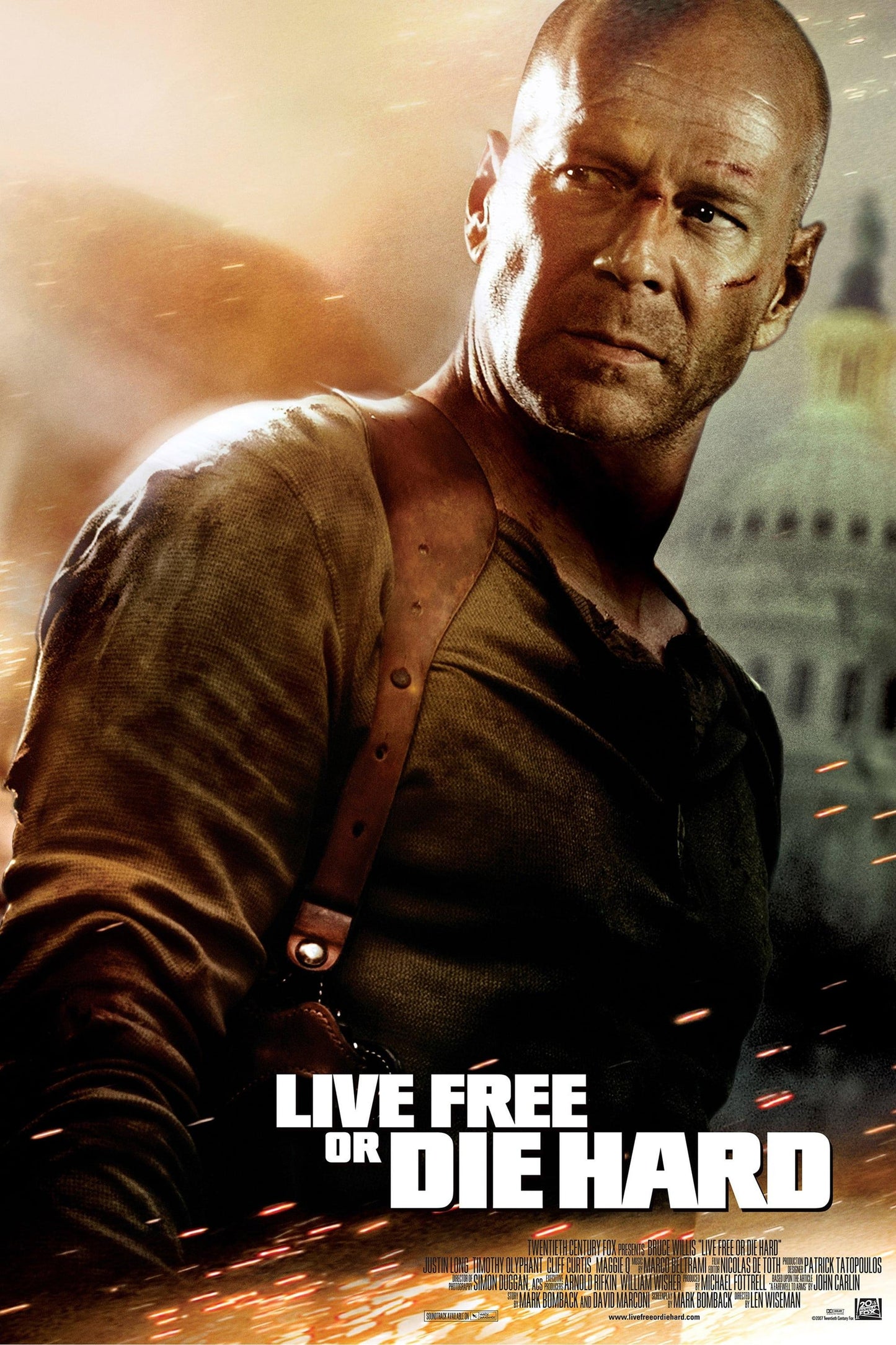 Live Free Or Die Hard (2007) Movie Keychain