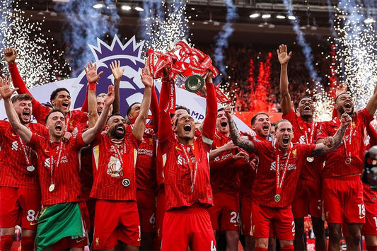 Liverpool League Champions 2025 Trophy Celebration Sports Poster