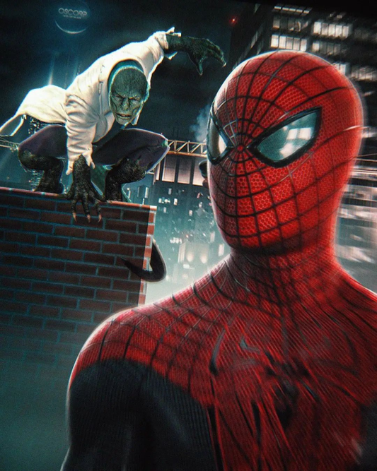 Lizard Spiderman 4567 Print Poster