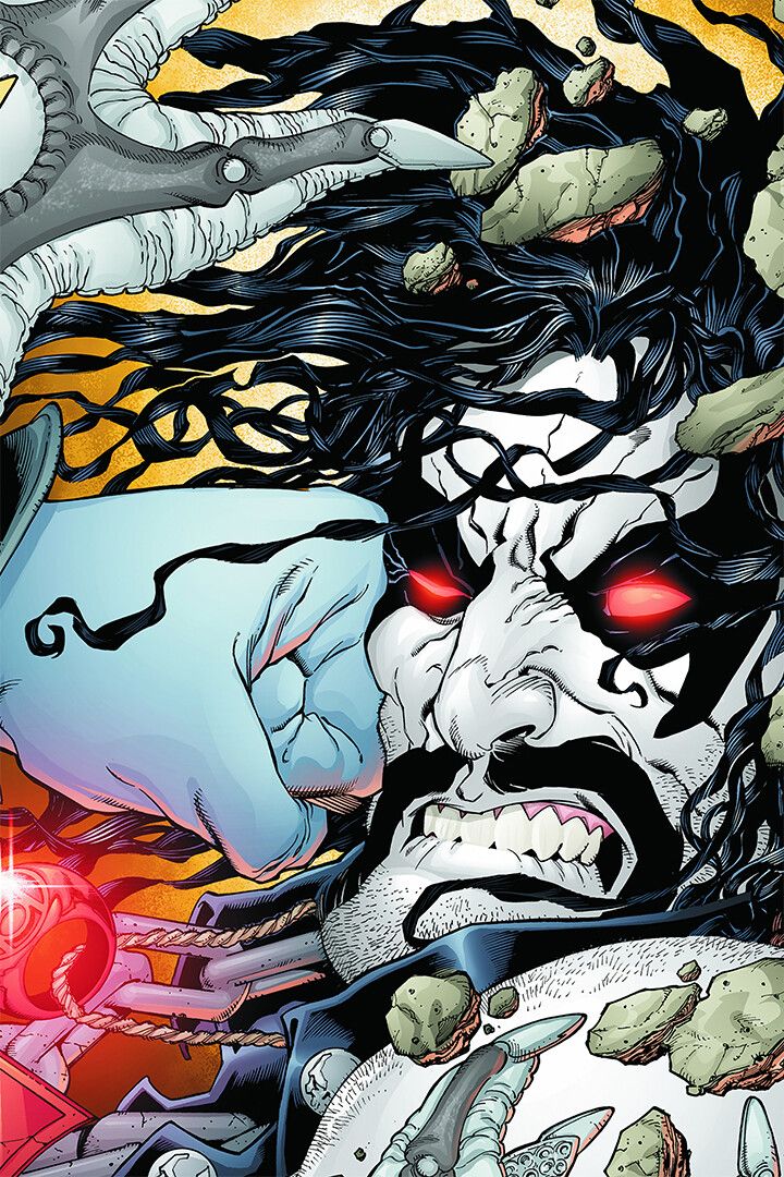 Lobo Standing On Pile Of Skulls Comics Decor Wall Art Keychain