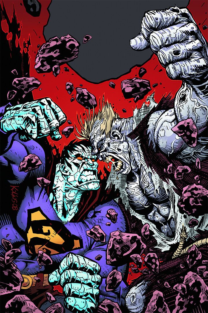 Lobo Vs Punk Gang Massacre Comics Book Decor Wall Art Keychain