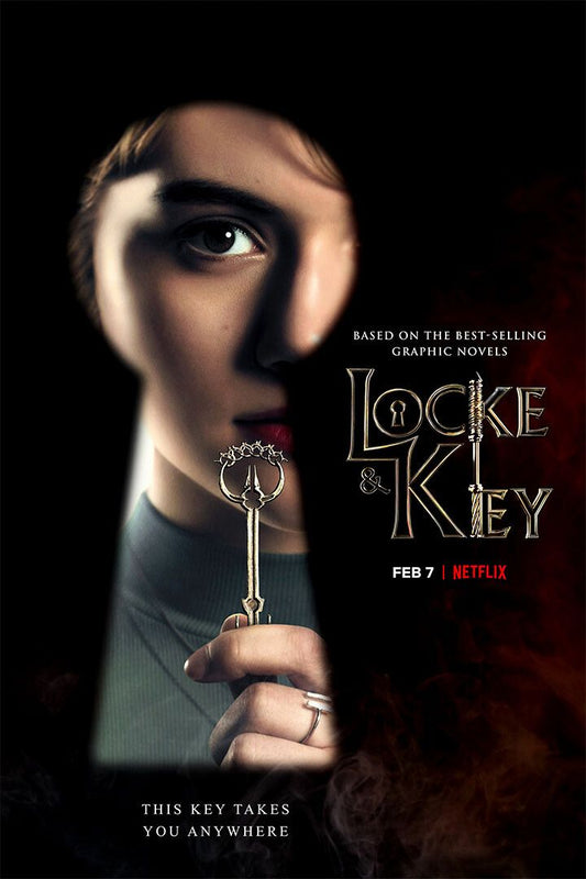 Locke And Key Movie Horror Thriller Fantasy Print Wall Art Home Poster