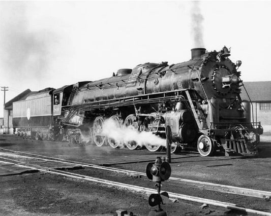 Locomotive Big Boy Train 1941 Atlantic Coast Line Picture Keychain Keychain