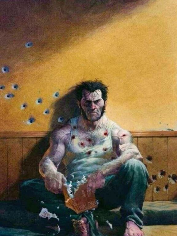 Logan Bullet Holes 3201 Print Poster