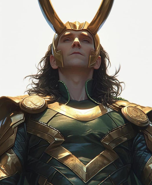 Loki Portrait Heroic Angle Print Poster
