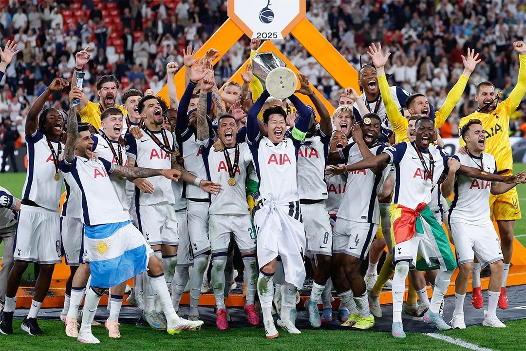 London White Europe Winners Champion Celebration Sports Poster