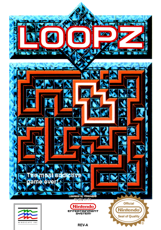 Loopz (Usa) Nes Print Poster