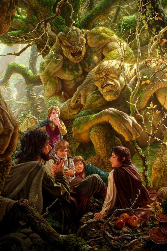 Lord Of The Rings Movie Action Painting Wall Art Home Decor Poster
