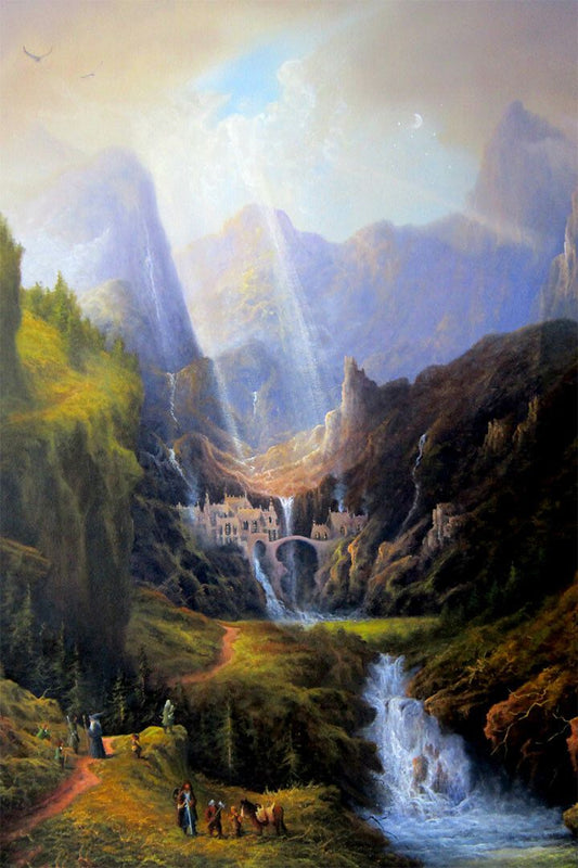 Lord Of The Rings Movie Drama Fantasy Painting Wall Art Home Poster