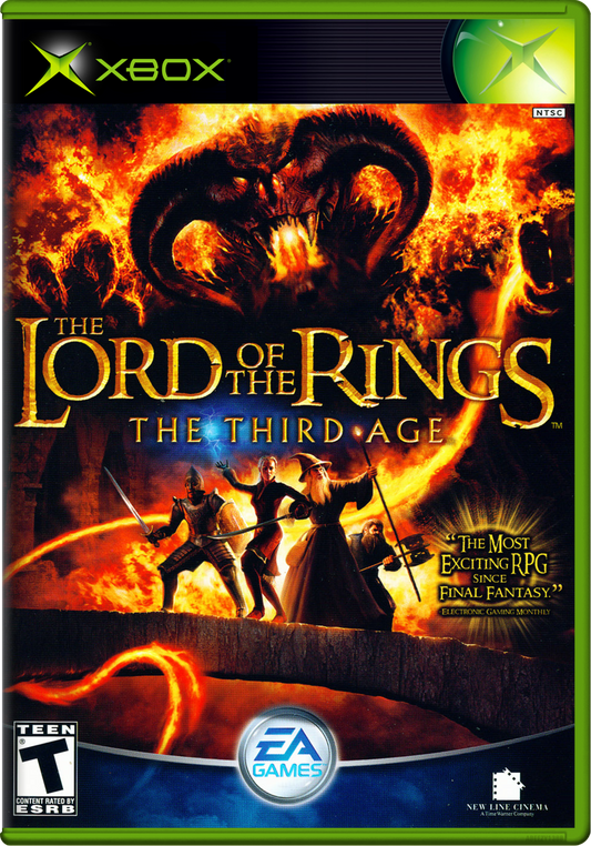 Lord Of The Rings, The The Third Age Xbox Print Poster