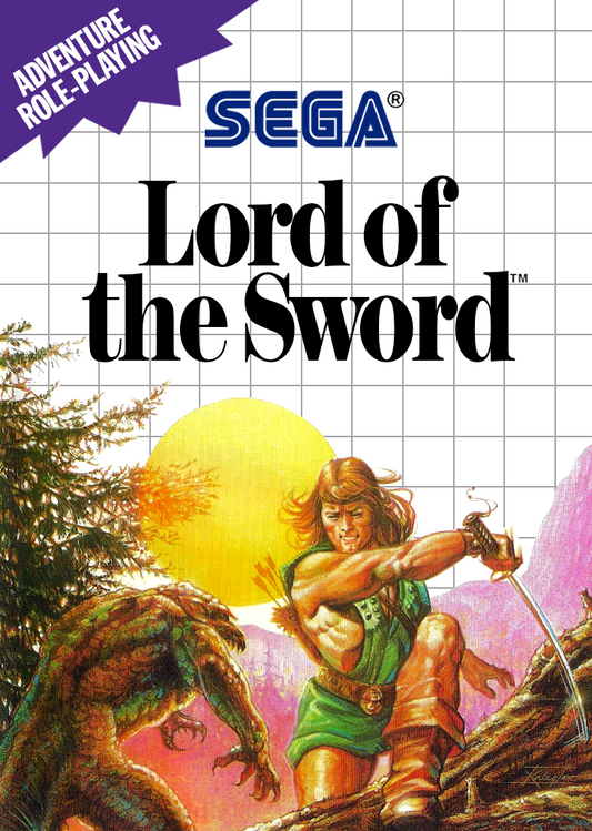 Lord Of The Sword Sega Master System Print Poster