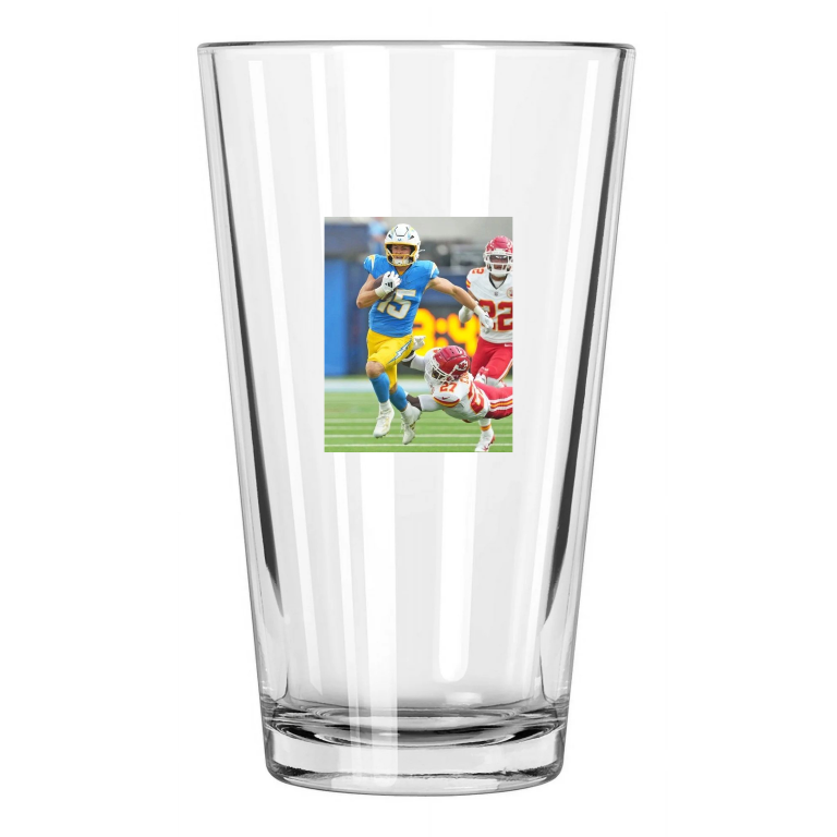 Los Angeles Chargers Ladd Mcconkey Photo Football Pint Beer Drinking Glass