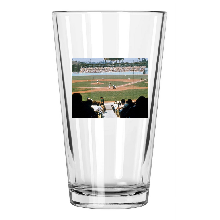 Los Angeles Dodgers Dodger Stadium Photo Chavez Ravine Pint Beer Drinking Glass
