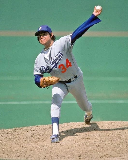 Los Angeles Dodgers Fernando Valenzuela Glossy Magnet Baseball Print 3