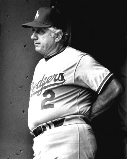 Los Angeles Dodgers Manager Tommy Lasorda Glossy Keychain Baseball Print 2