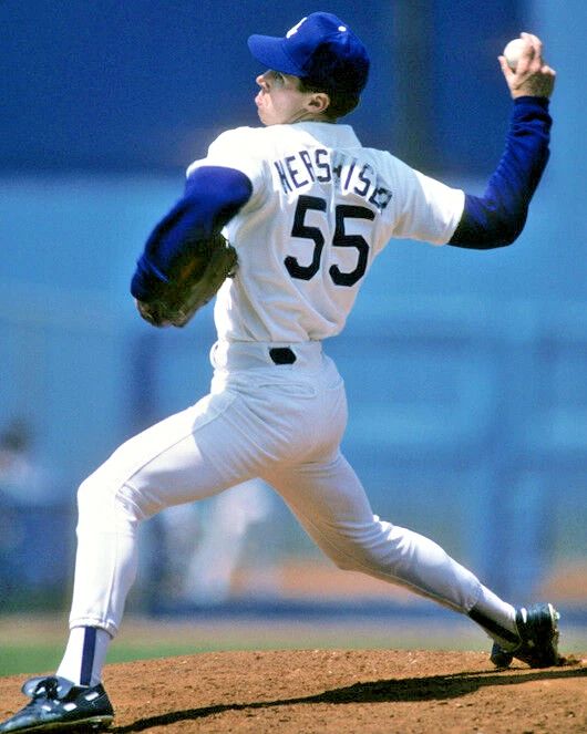 Los Angeles Dodgers Orel Hershiser Glossy Magnet Baseball Magnet