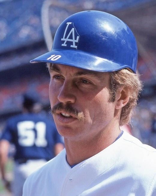 Los Angeles Dodgers Ron Cey Glossy Keychain Print Baseball Keychain