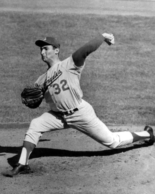 Los Angeles Dodgers Sandy Koufax Magnet Baseball Magnet Hof 1972 1