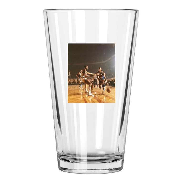 Los Angeles Lakers Dick Barnett Photo Nba Basketball Pint Beer Drinking Glass