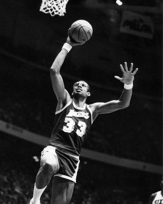 Los Angeles Lakers Kareem Abdul Jabbar Glossy Keychain Print Nba Keychain