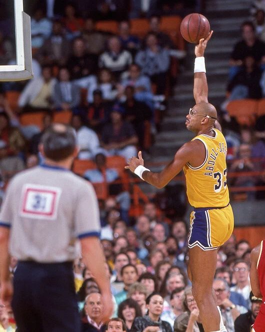 Los Angeles Lakers Kareem Abdul Jabbar Glossy Photo Print Poster Hof 95 2