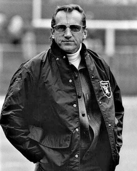 Los Angeles Raiders Al Davis Glossy Keychain Football Keychain Hof 92