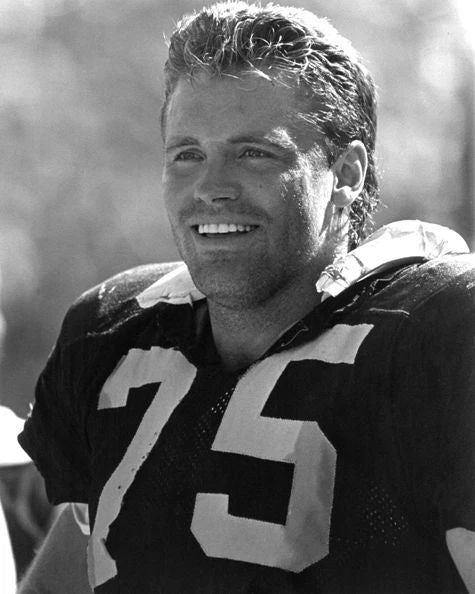 Los Angeles Raiders Howie Long Glossy Keychain Football Keychain Hof 2000