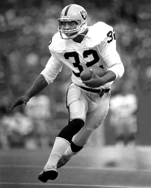 Los Angeles Raiders Marcus Allen Glossy Keychain Keychain Football Print