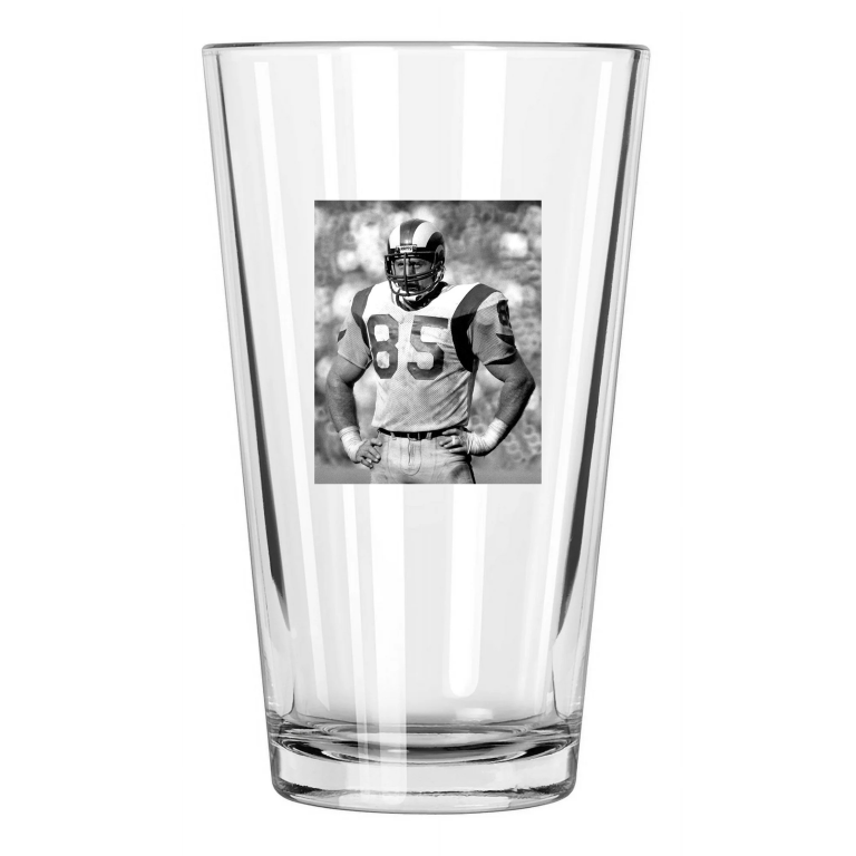 Los Angeles Rams Jack Youngblood Photo Football Pint Beer Drinking Glass
