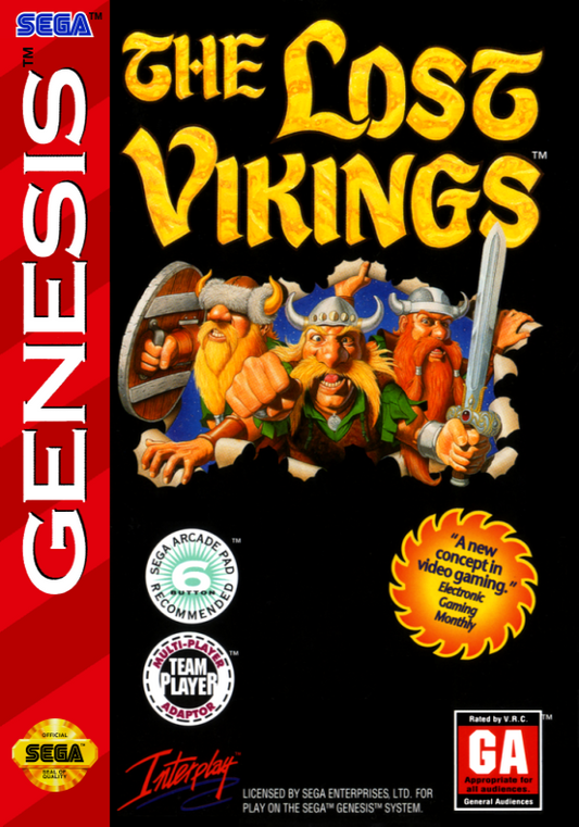 Lost Vikings, The (Usa) Genesis Print Poster