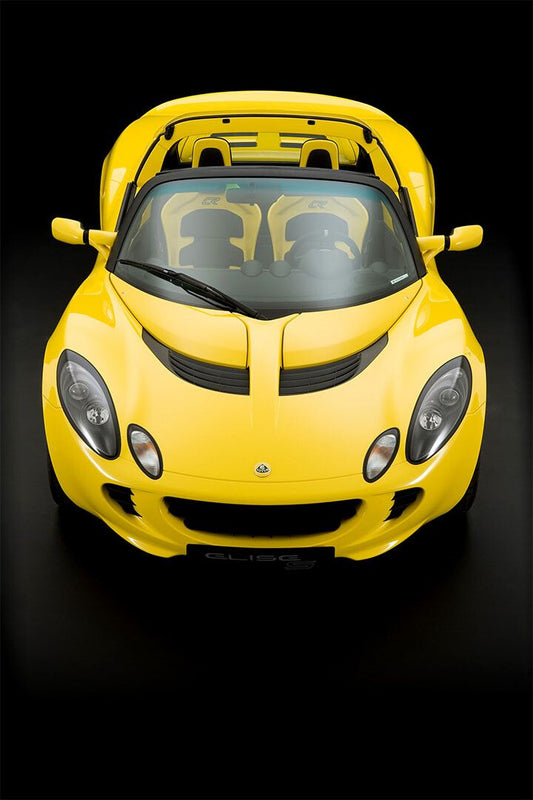 Lotus Yellow Cars Picture Painting Print Wall Art Home Decor Poster