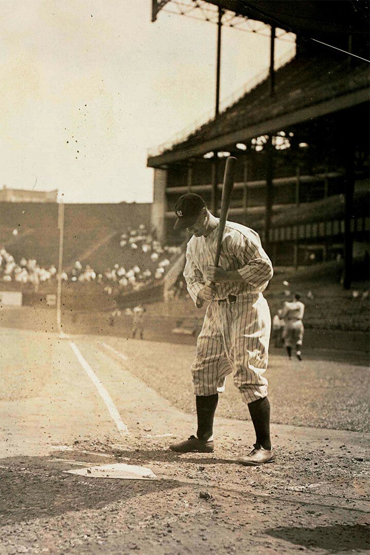 Lou Gehrig Retires In Yankee Stadium Wall Art Home Decor Poster
