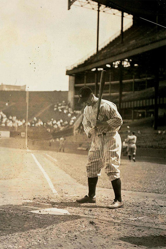 Lou Gehrig Retires In Yankee Stadium Wall Art Home Decor Poster