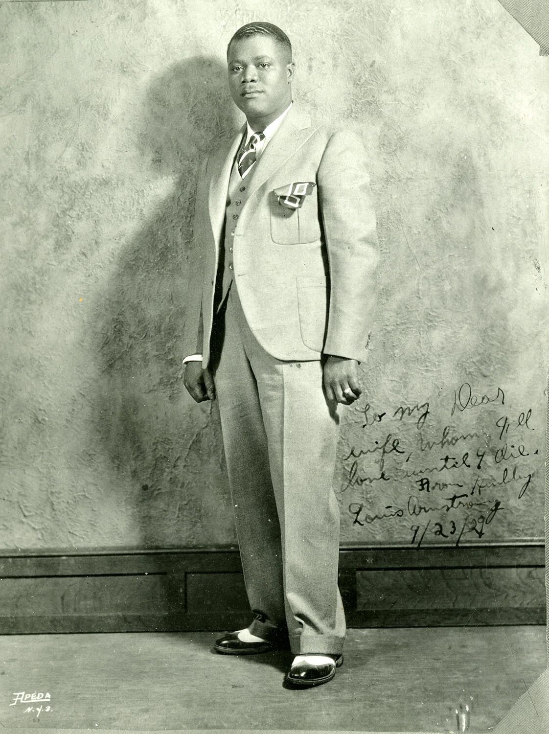 Louis Armstrong Legendary Jazz Trumpet Player Publicity Photo Print