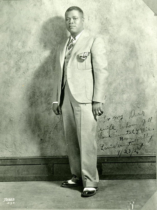 Louis Armstrong Legendary Jazz Trumpet Player Publicity Photo Print