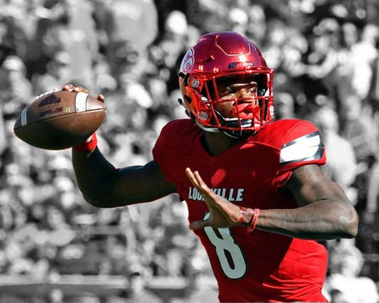 Louisville Lamar Jackson Glossy Magnet College Print Spotlight Magnet 2