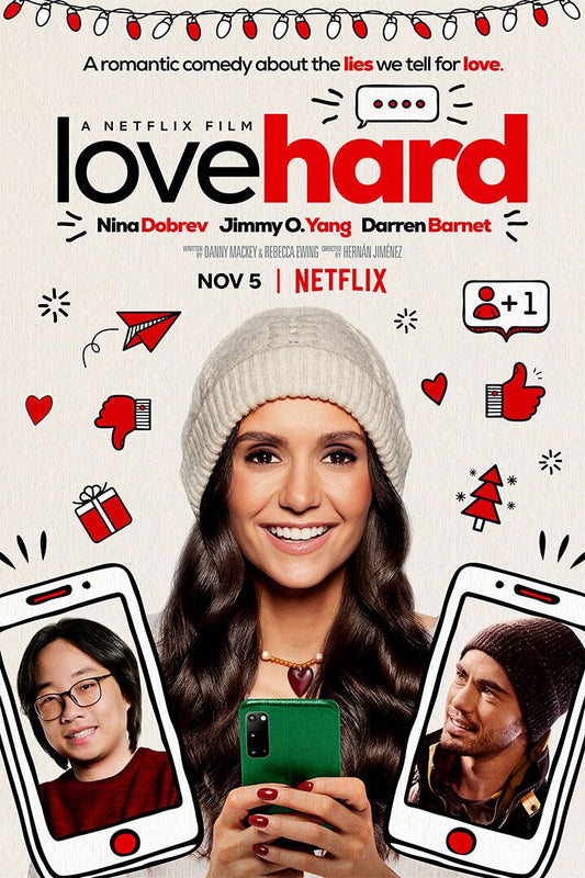 Love Hard Movie Comedy Romantik Painting Print Wall Art Home Poster