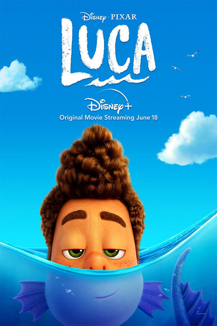 Luca Full Character Movie 2021 Sea Animation Wall Art Home Decor Poster