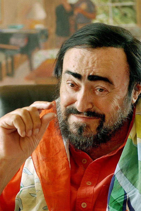 Luciano Pavarotti Musician Artist Clear Sound Wall Home Decor Poster